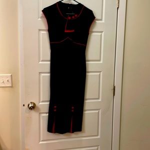 Brand Stop Staring, rockabilly style black and red, size large. Wore once.